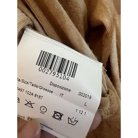 Piazza Sempione Cashmere And Silk Cardigan And T Shirt Set Size L Hand Dyed - Picture 4 of 13